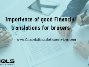 The Importance of good Financial translations for brokers