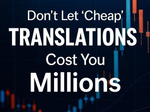 Is Financial Translations Cost You Millions?