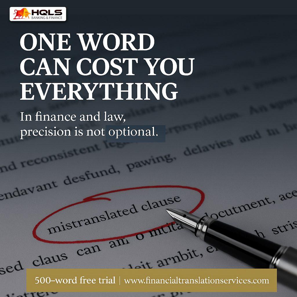 Financial and Legal Translation